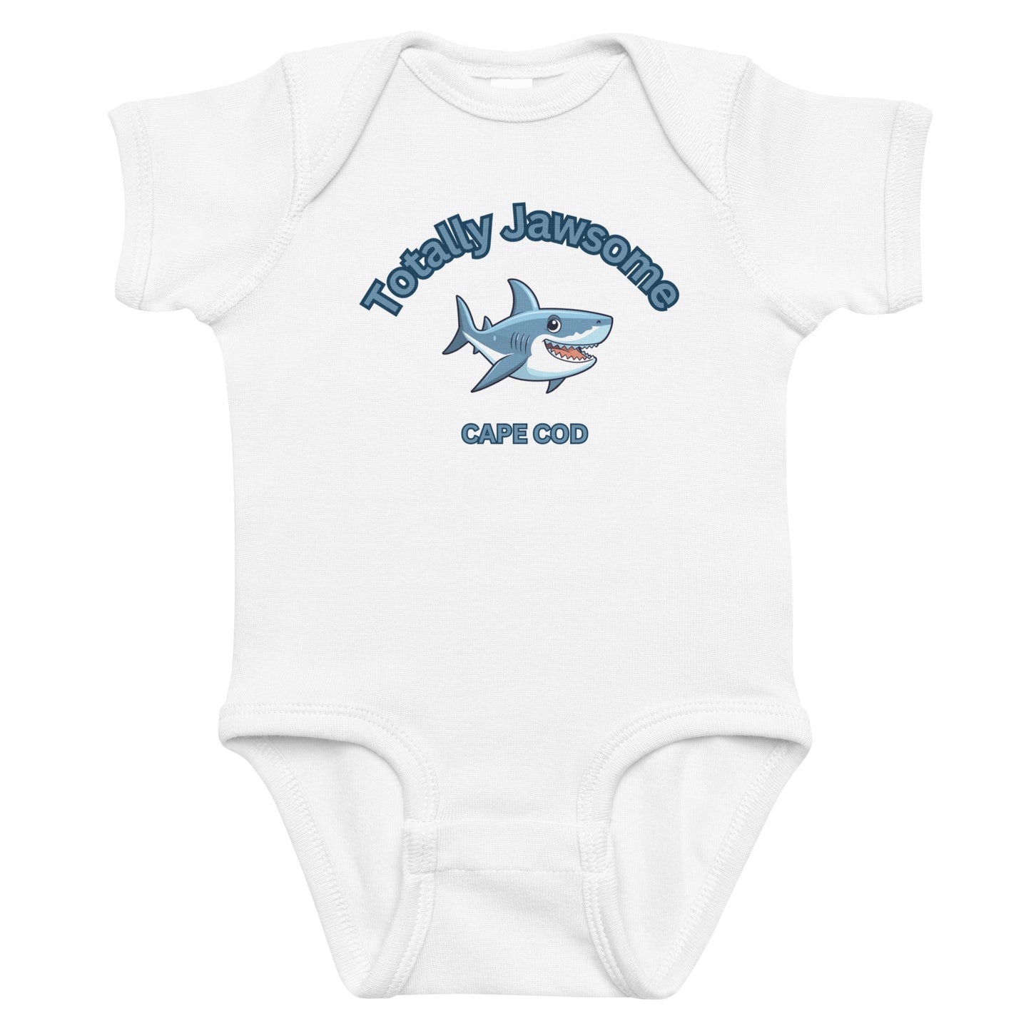 Totally Jawsome Cape Cod Baby Shark Onesie