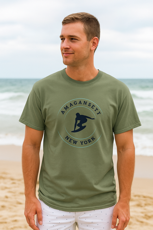 Amagansett Surfing T-Shirt – Retro Surf Tee