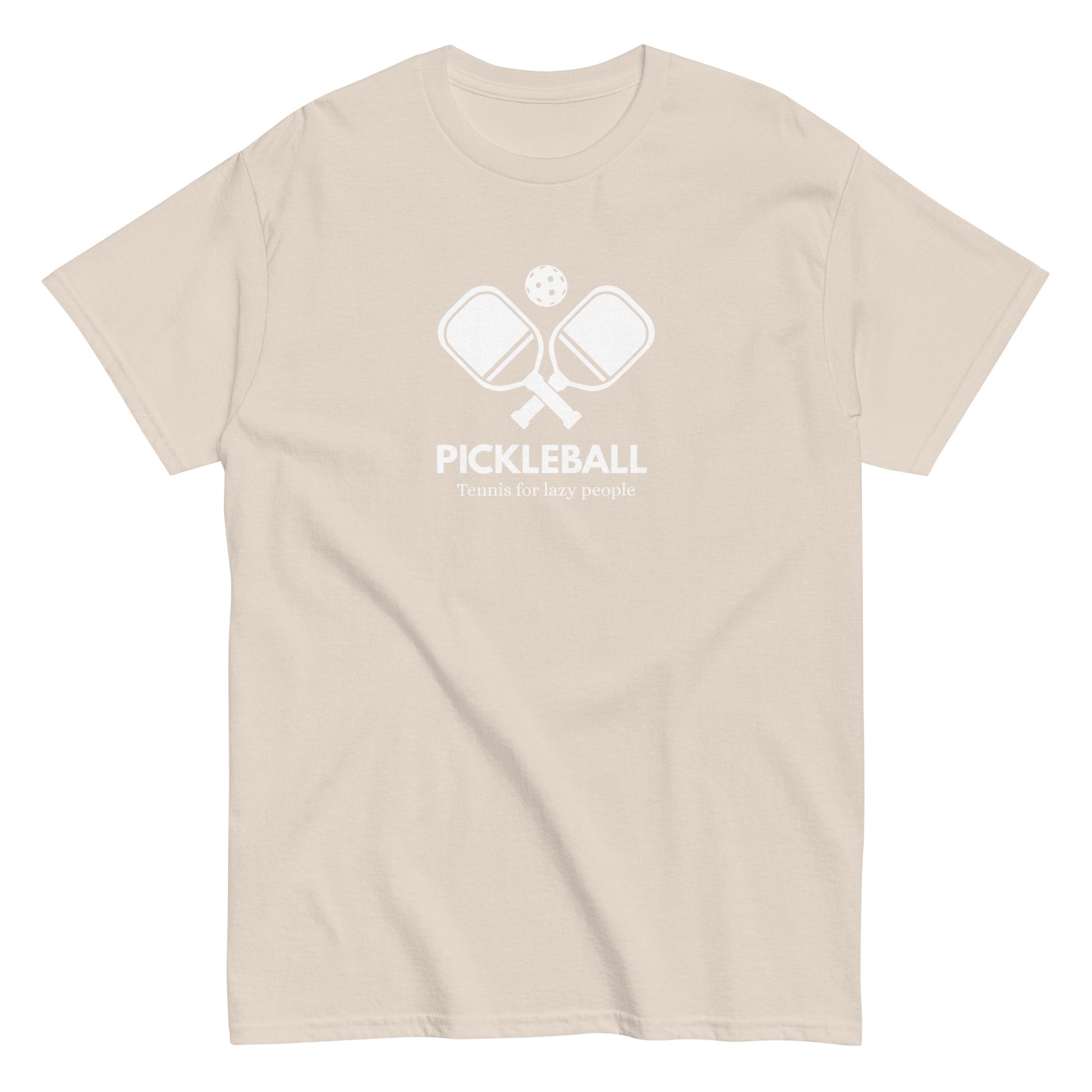 Funny Pickleball Tee - 'Tennis for Lazy People' 