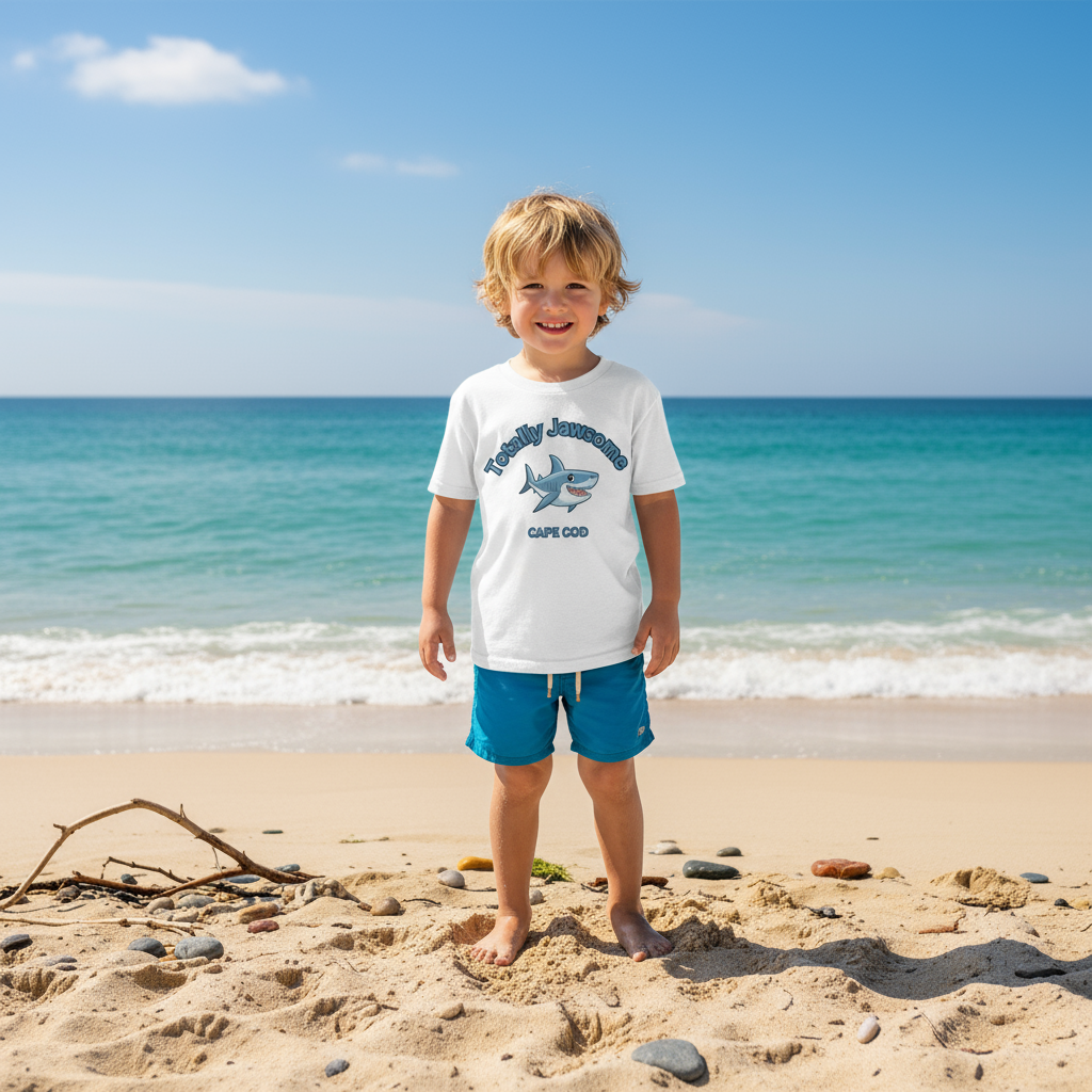 Kids Cape Cod Shark Tee 